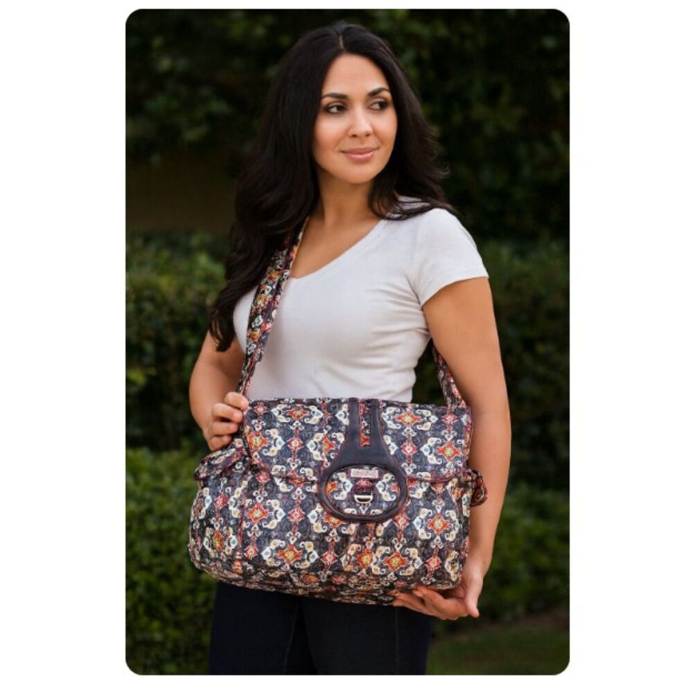 Kalencom New Orleans Diaper Bag with Accessories Large NWT Weekender
